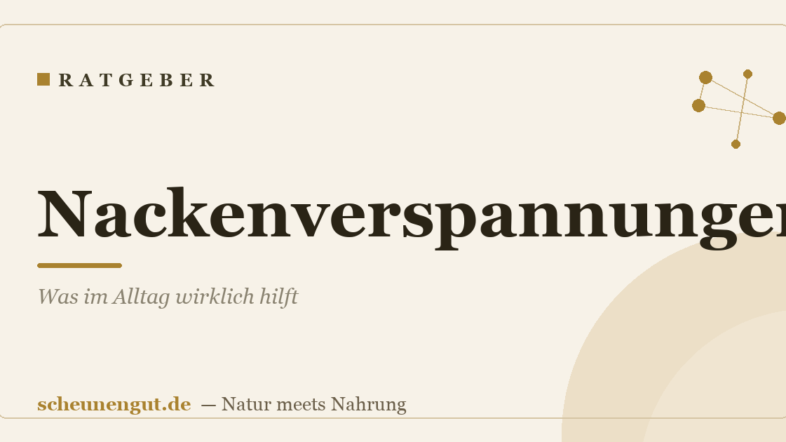 Nackenverspannungen: Was im Alltag wirklich hilft