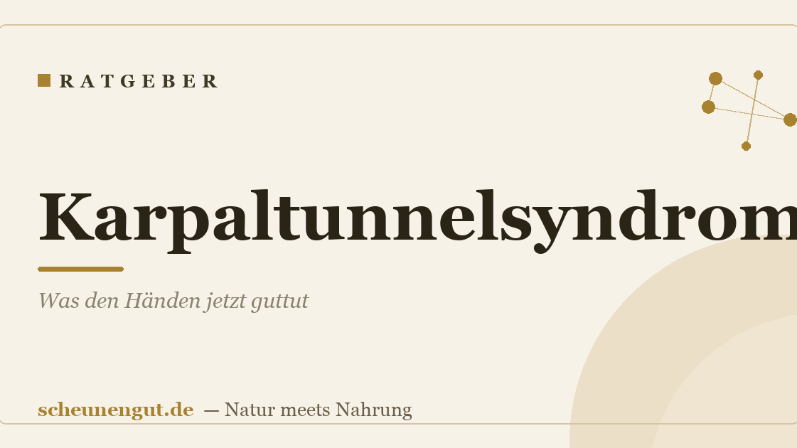 Karpaltunnelsyndrom: Was den Händen jetzt guttut