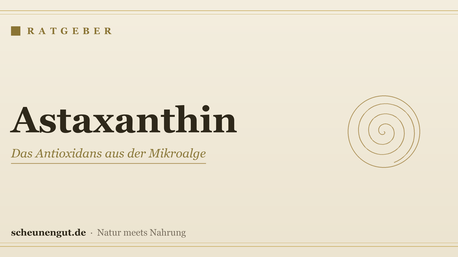 Astaxanthin – Ratgeber von Scheunengut