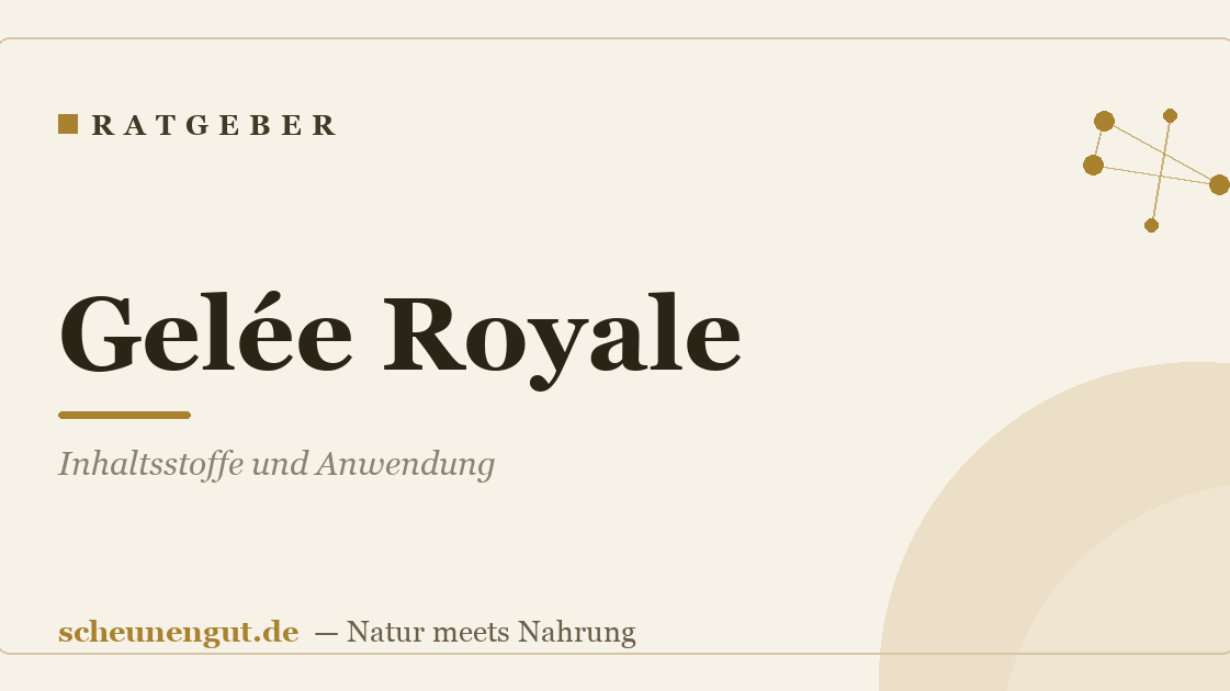 Gelée Royale: Inhaltsstoffe und Anwendung