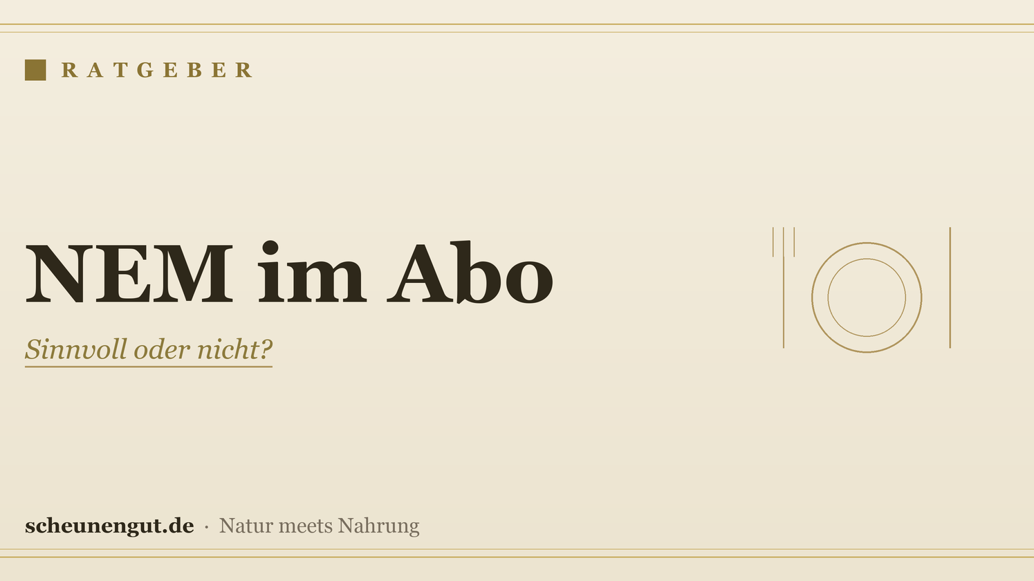 Nahrungsergänzung im Abo: sinnvoll oder nicht? – Ratgeber von Scheunengut