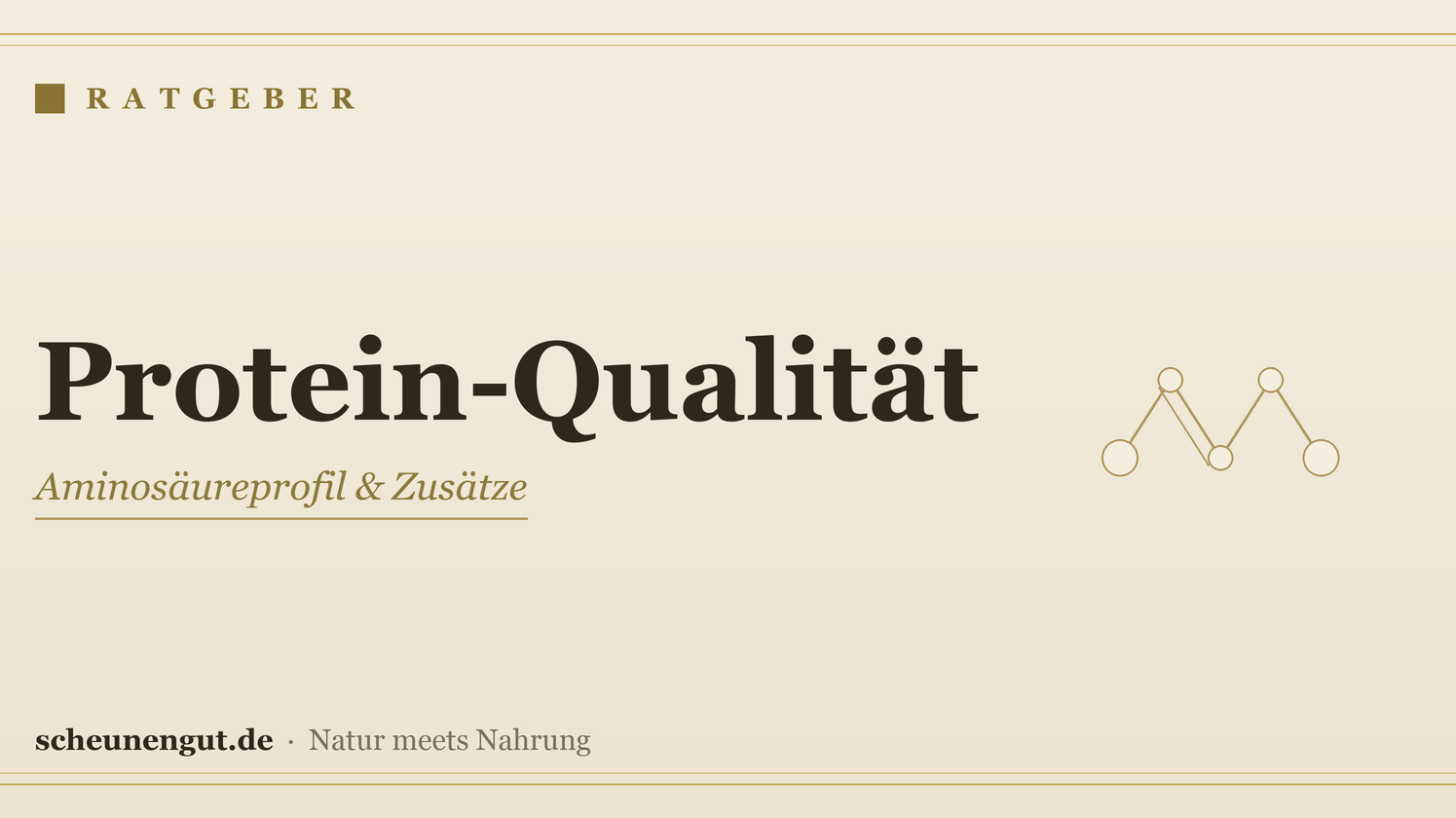 Protein-Pulver-Qualität erkennen – Ratgeber von Scheunengut