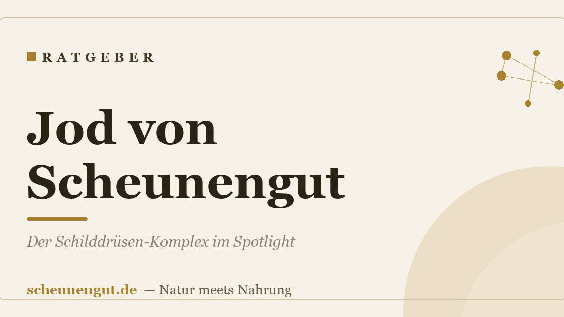 Jod von Scheunengut: Der Schilddrüsen-Komplex im Spotlight