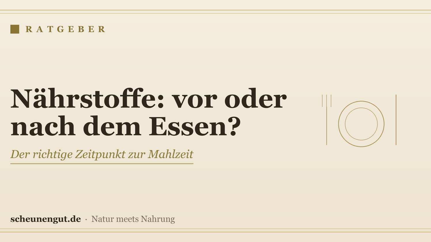 Einnahme-Zeitpunkt – Ratgeber von Scheunengut