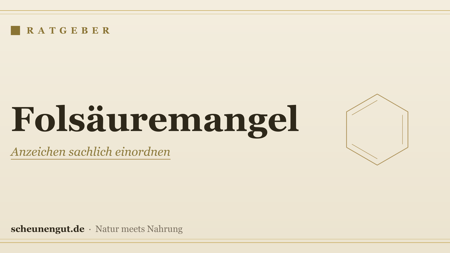 Folsäuremangel: Anzeichen einer knappen Versorgung – Ratgeber von Scheunengut