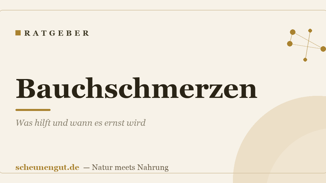 Bauchschmerzen: Was hilft und wann es ernst wird