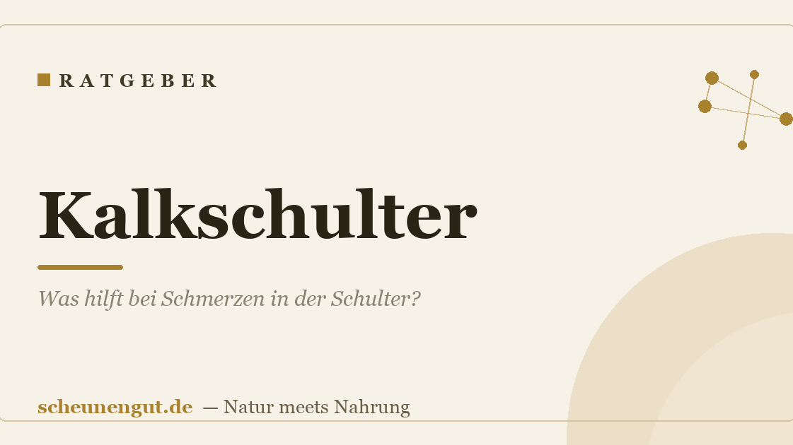 Kalkschulter: Was hilft bei Schmerzen in der Schulter?