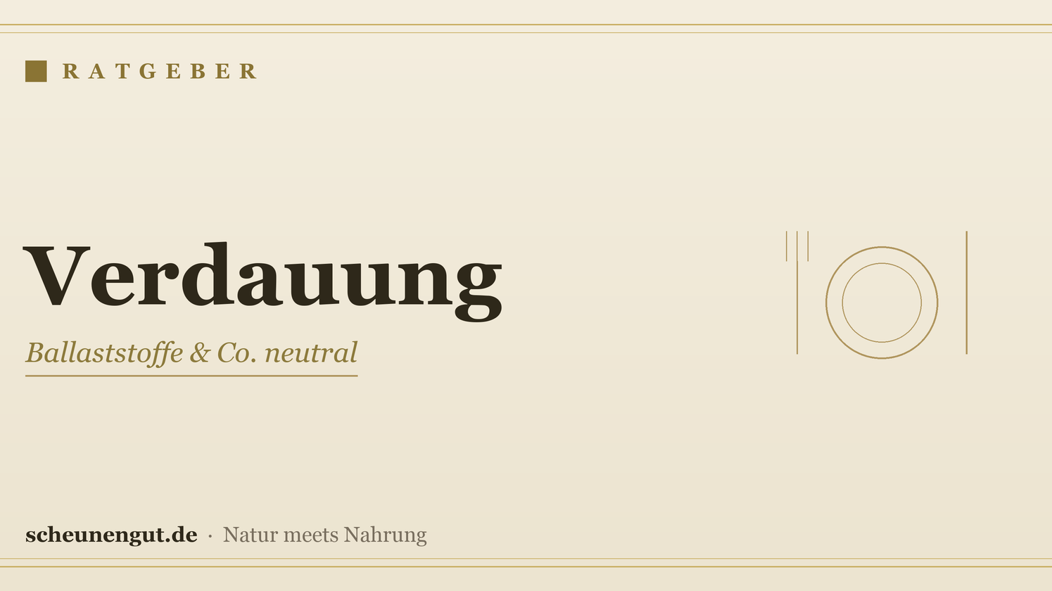 Nährstoffe & Verdauung: worauf achten – Ratgeber von Scheunengut