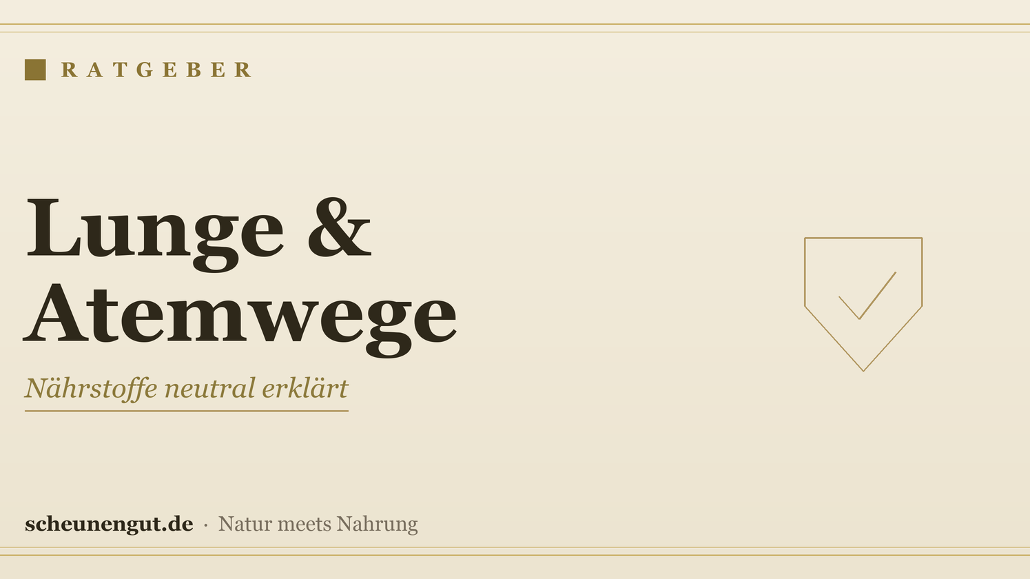 Nährstoffe für Lunge & Atemwege – Ratgeber von Scheunengut