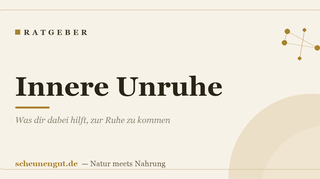 Innere Unruhe: Was dir dabei hilft, zur Ruhe zu kommen
