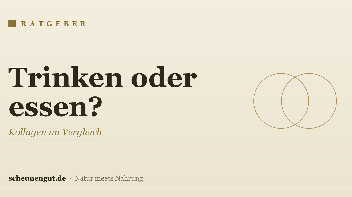 Kollagen trinken oder essen? – Ratgeber von Scheunengut