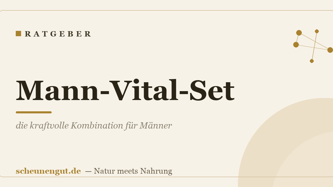 Mann-Vital-Set: die kraftvolle Kombination für Männer