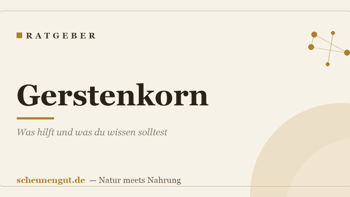 Gerstenkorn: Was hilft und was du wissen solltest