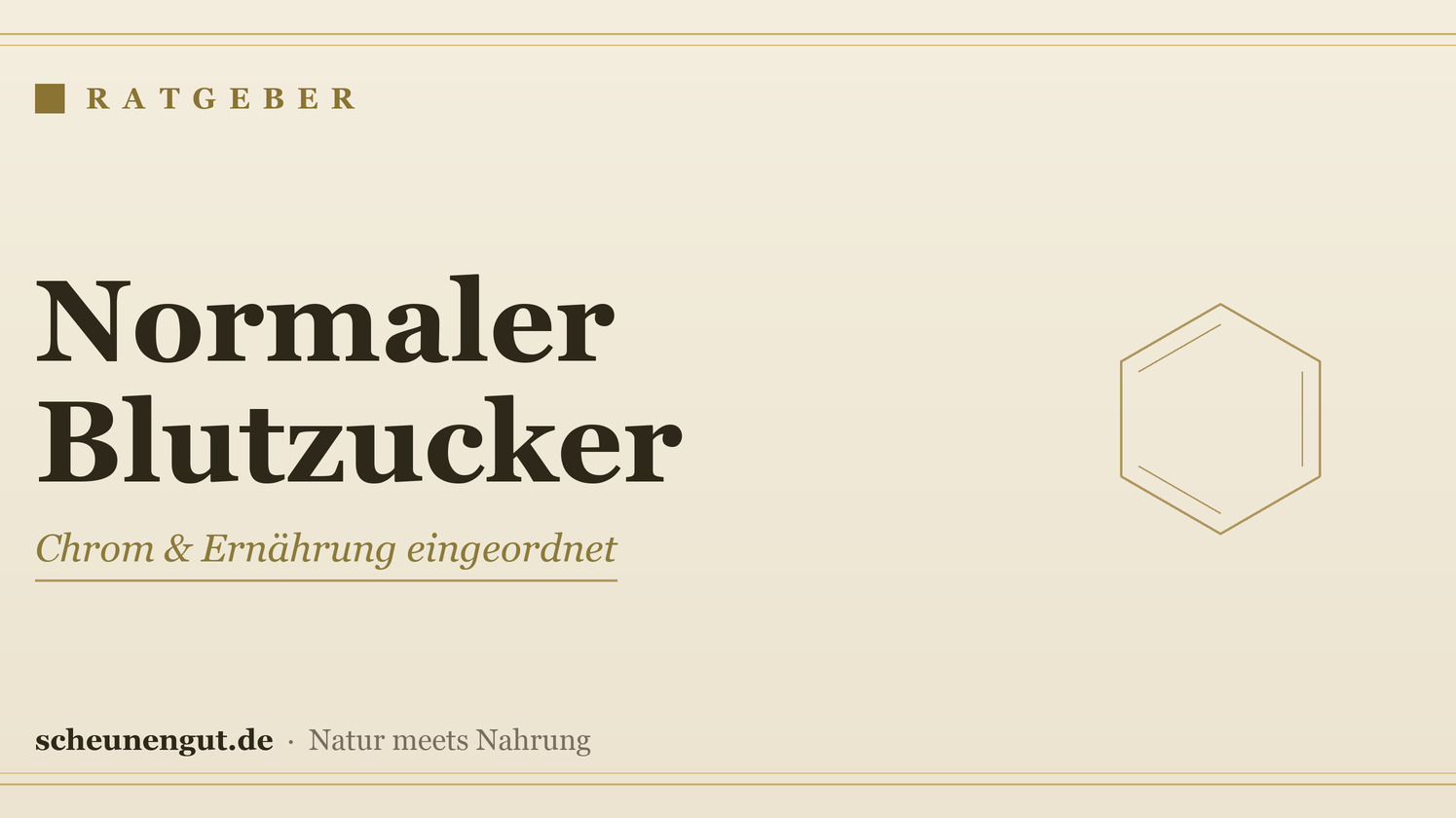 Nährstoffe für einen normalen Blutzucker – Ratgeber von Scheunengut