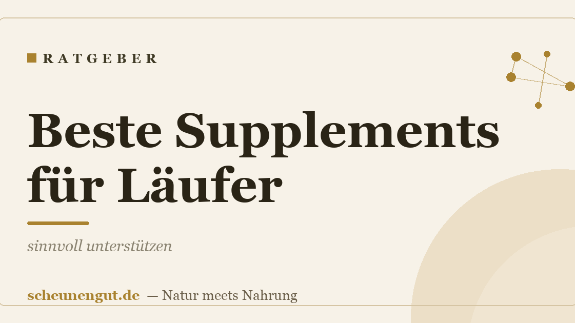 Beste Supplements für Läufer: sinnvoll unterstützen