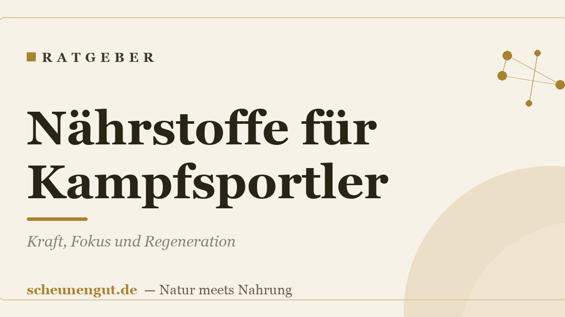 Nährstoffe für Kampfsportler: Kraft, Fokus und Regeneration