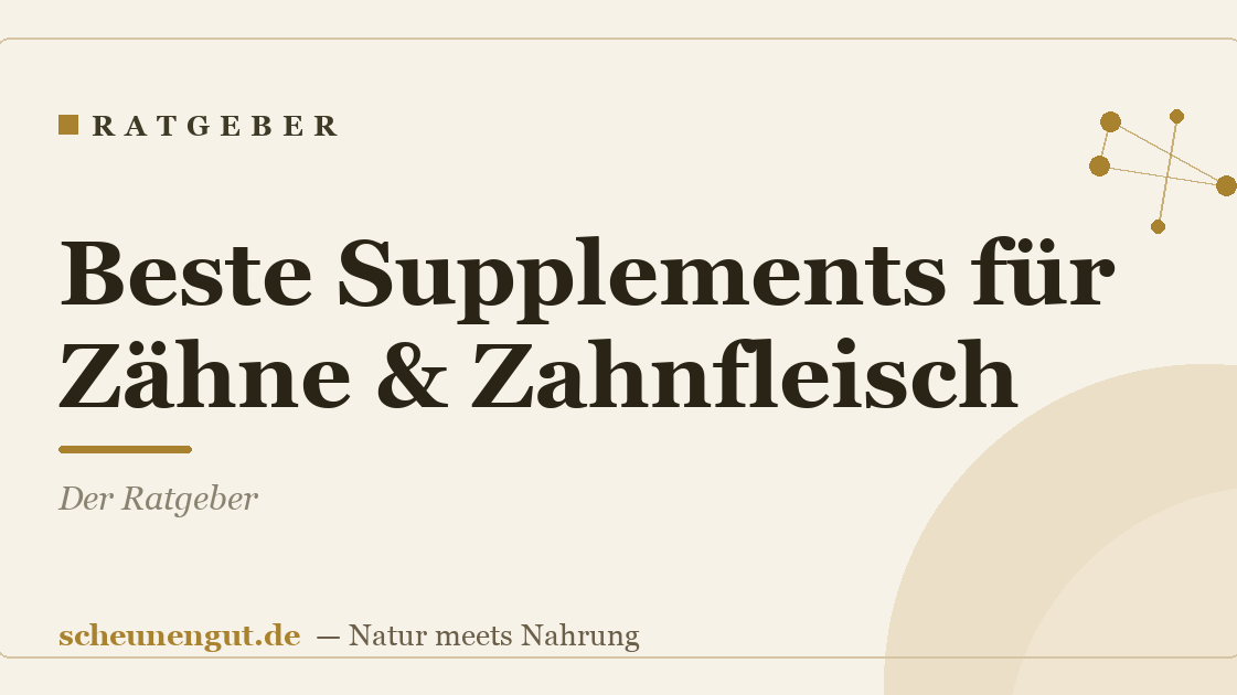Beste Supplements für Zähne & Zahnfleisch: Der Ratgeber