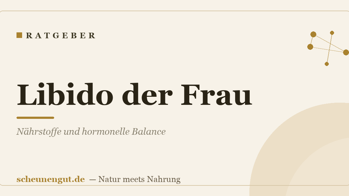 Libido der Frau: Nährstoffe und hormonelle Balance