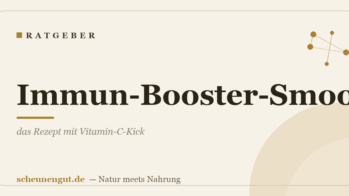 Immun-Booster-Smoothie: das Rezept mit Vitamin-C-Kick