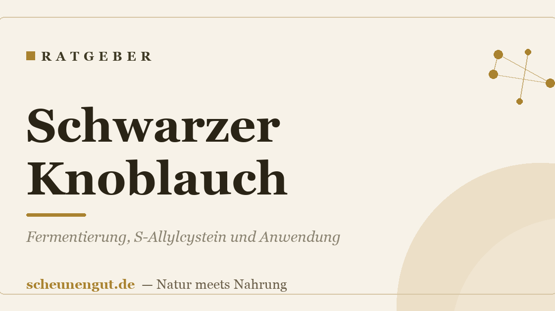 Schwarzer Knoblauch: Fermentierung, S-Allylcystein und Anwendung