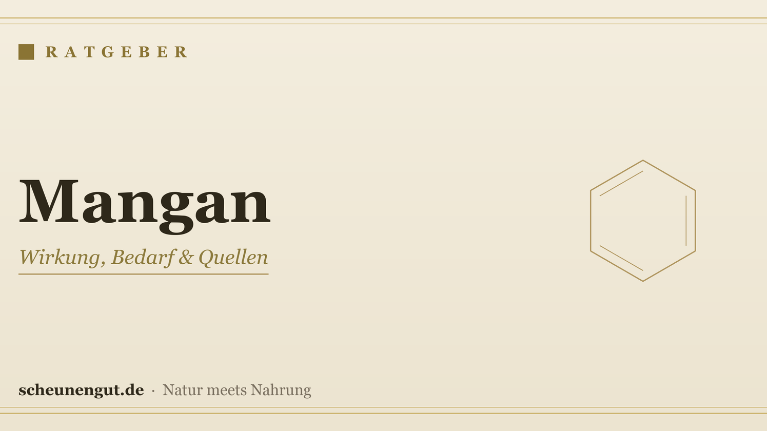 Mangan: Wirkung, Bedarf & Quellen – Ratgeber von Scheunengut