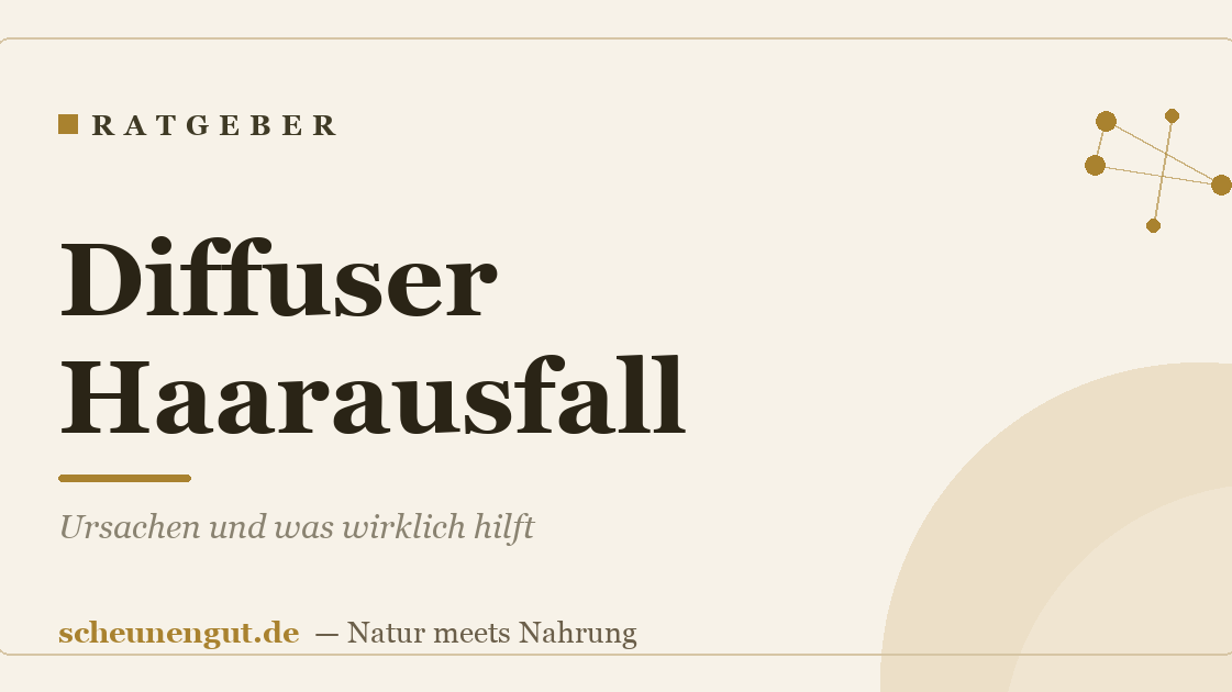 Diffuser Haarausfall – Ursachen und was wirklich hilft