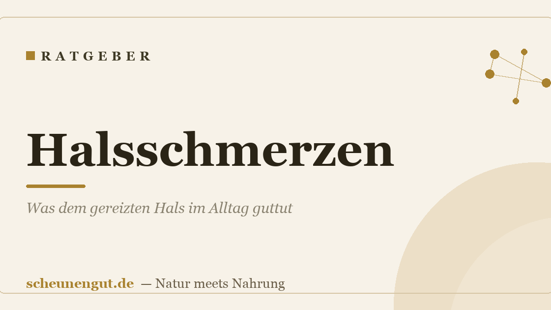 Halsschmerzen: Was dem gereizten Hals im Alltag guttut