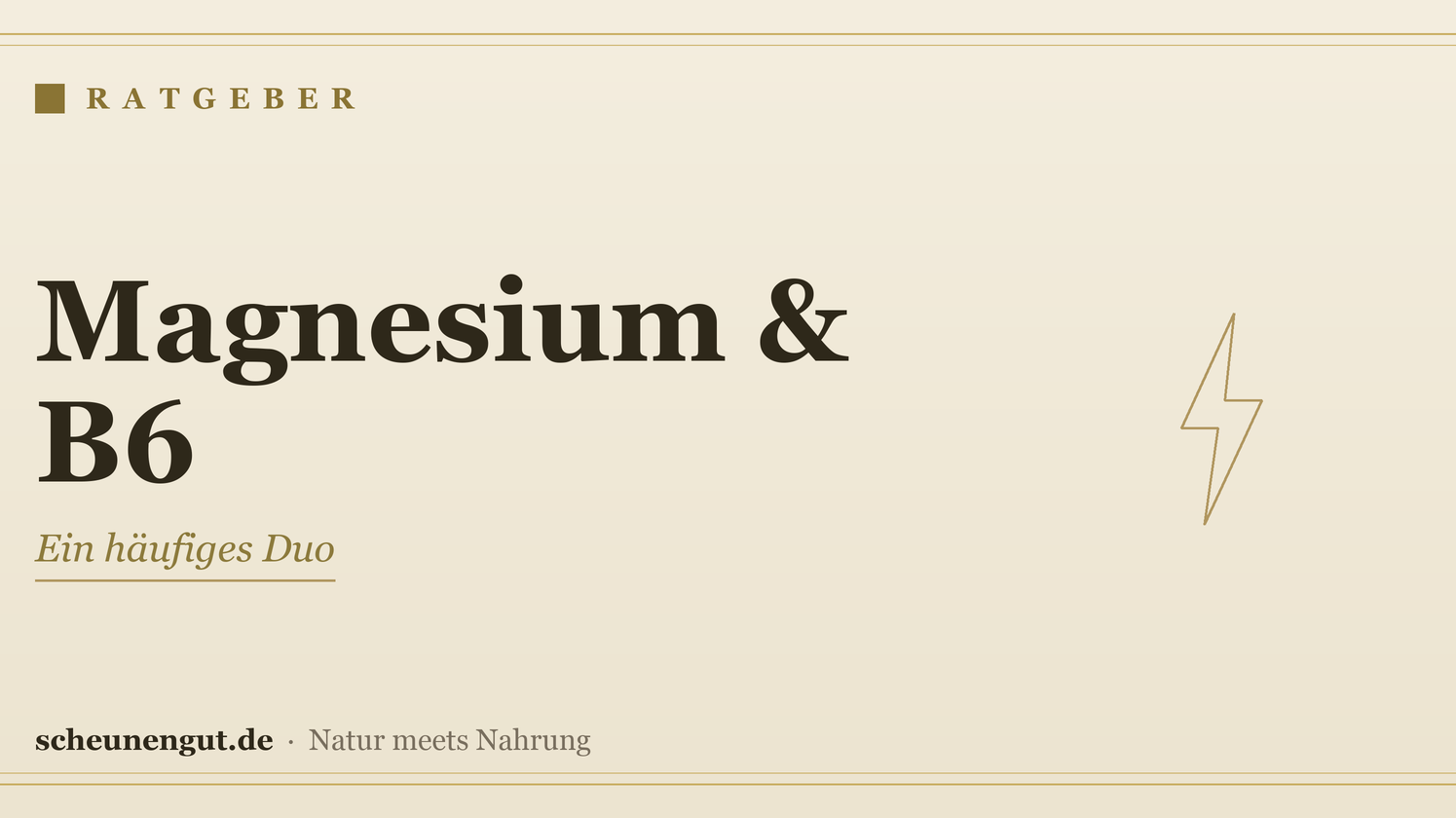 Kann man Magnesium und Vitamin B6 zusammen nehmen? – Ratgeber von Scheunengut