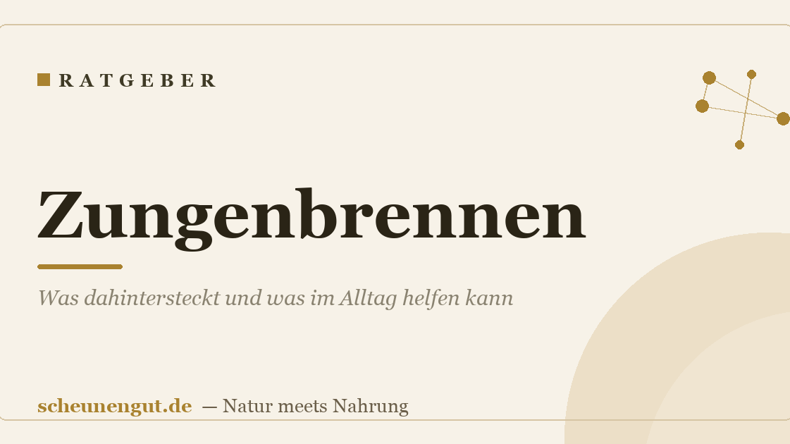 Zungenbrennen: Was dahintersteckt und was im Alltag helfen kann