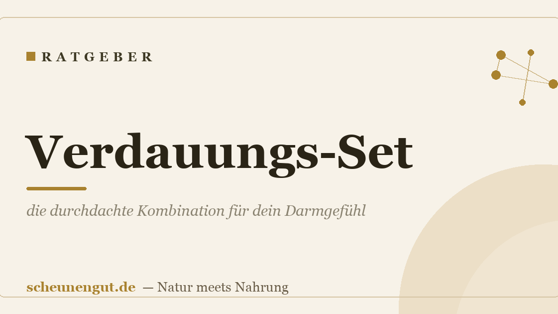Verdauungs-Set: die durchdachte Kombination für dein Darmgefühl