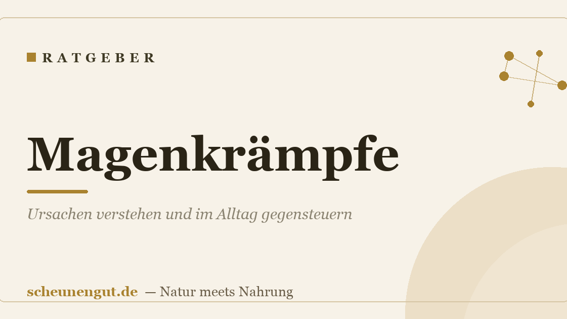 Magenkrämpfe: Ursachen verstehen und im Alltag gegensteuern