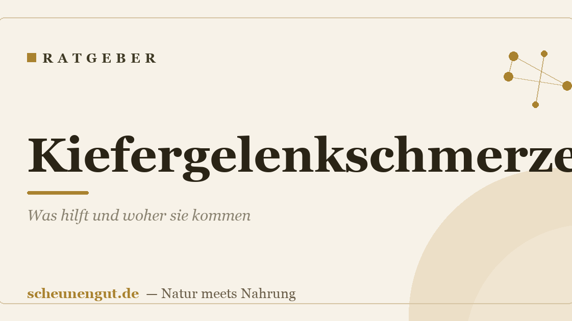 Kiefergelenkschmerzen: Was hilft und woher sie kommen