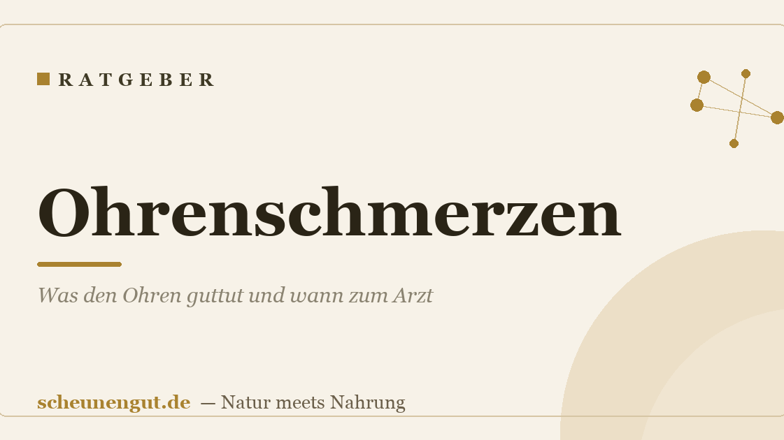 Ohrenschmerzen: Was den Ohren guttut und wann zum Arzt