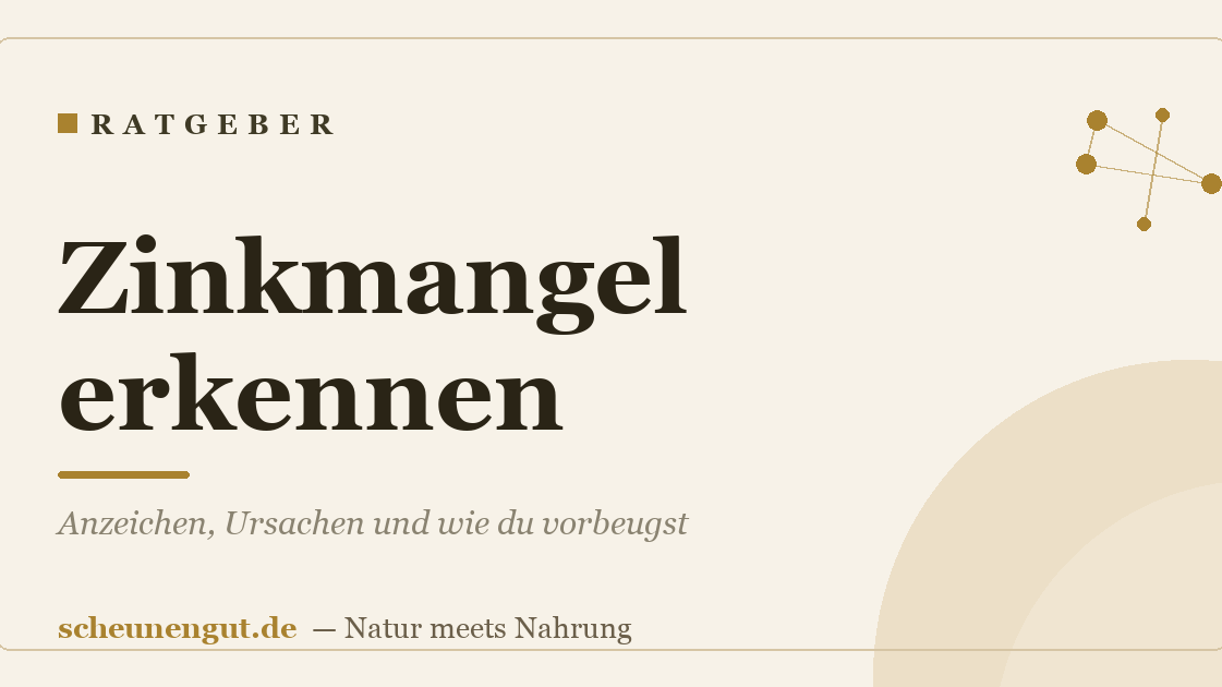 Zinkmangel erkennen: Anzeichen, Ursachen und wie du vorbeugst