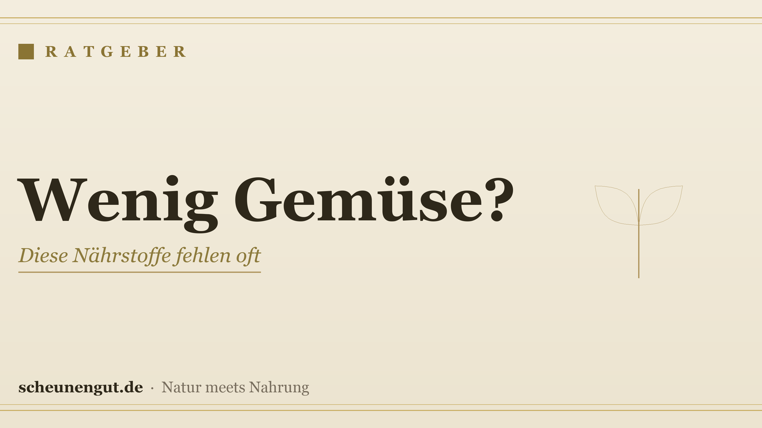 Nährstoffe, wenn man wenig Gemüse isst – Ratgeber von Scheunengut