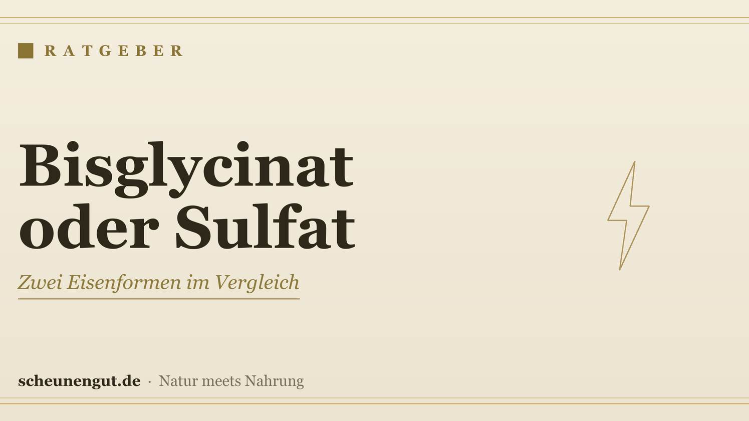 Eisenbisglycinat oder Eisensulfat? – Ratgeber von Scheunengut