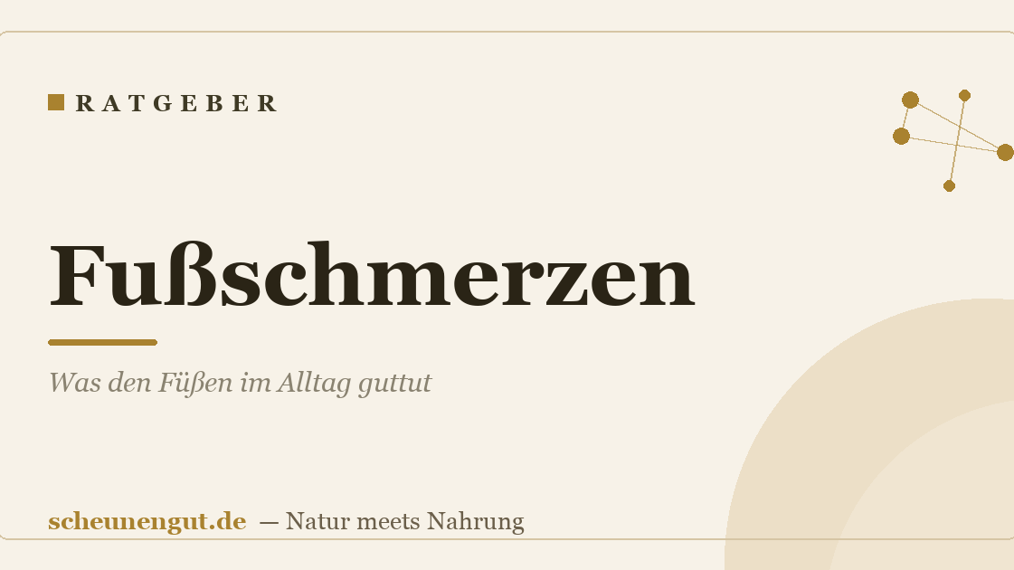 Fußschmerzen: Was den Füßen im Alltag guttut