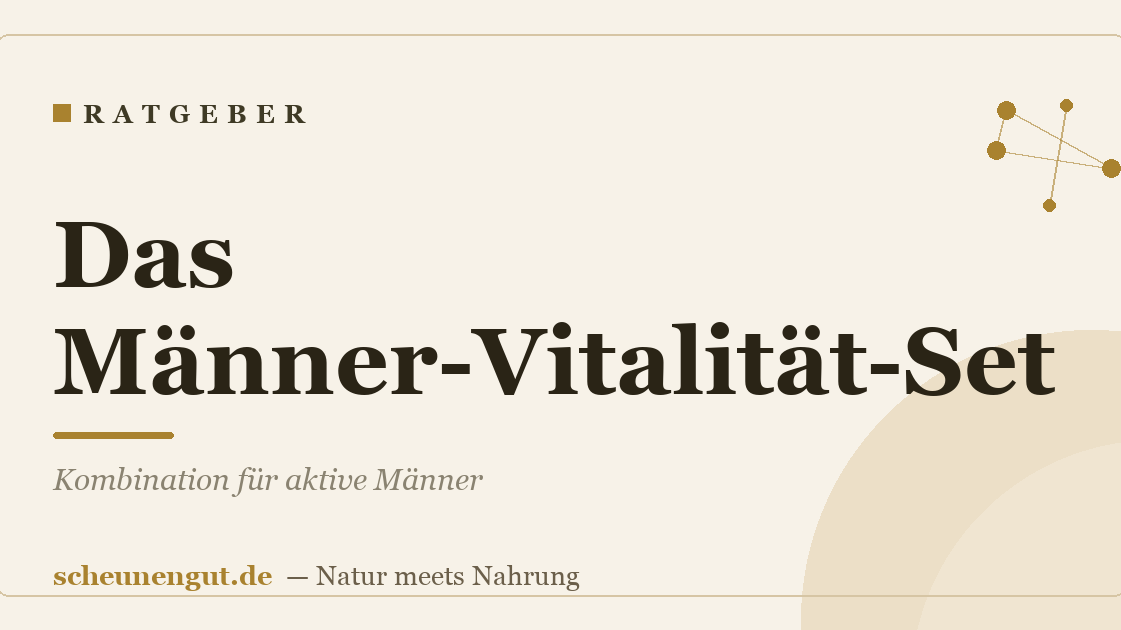 Das Männer-Vitalität-Set: Kombination für aktive Männer