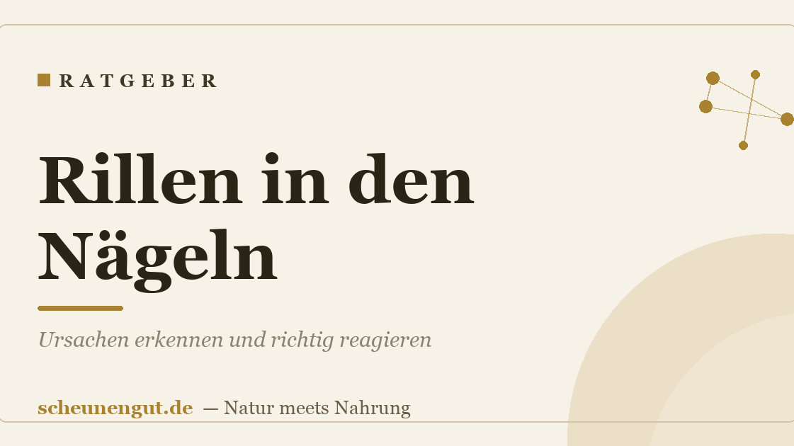 Rillen in den Nägeln: Ursachen erkennen und richtig reagieren