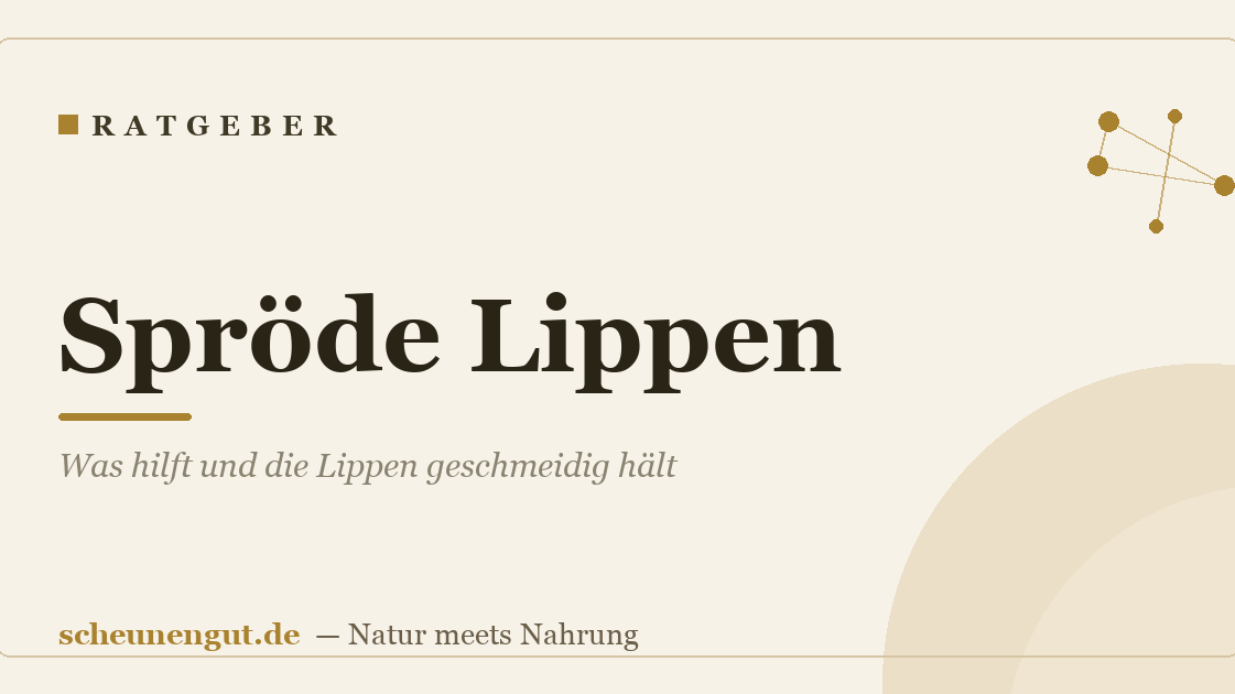 Spröde Lippen: Was hilft und die Lippen geschmeidig hält