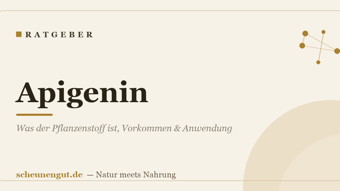 Apigenin: Was der Pflanzenstoff ist, Vorkommen & Anwendung
