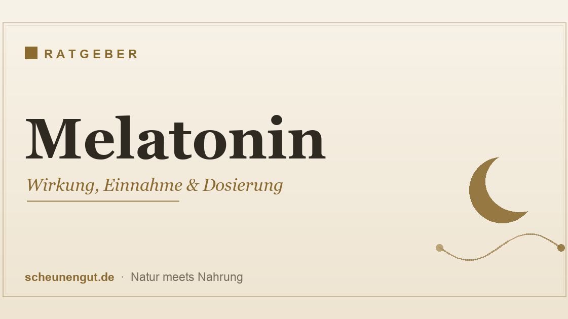Melatonin – Wirkung, Einnahme und Dosierung des Schlafhormons