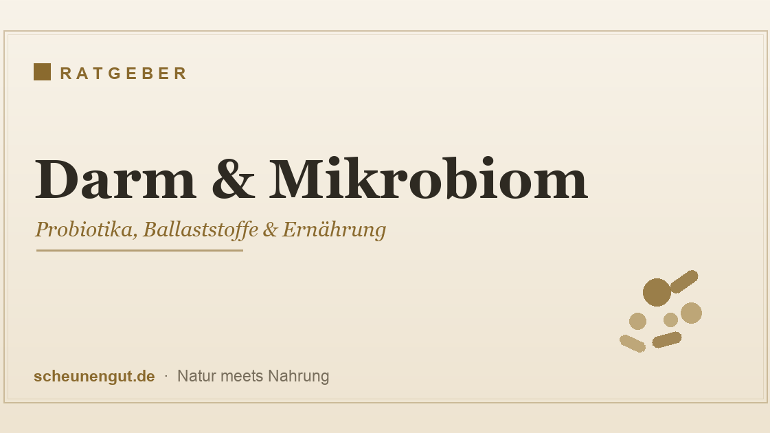 Darm und Mikrobiom – Probiotika, Ballaststoffe und Ernährung