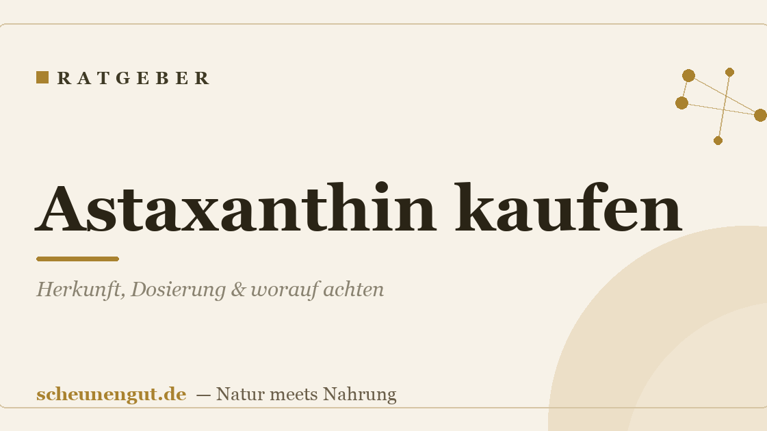 Astaxanthin kaufen: Herkunft, Dosierung & worauf achten