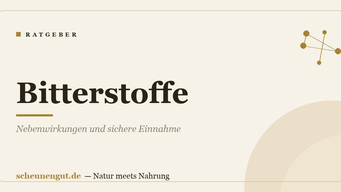 Bitterstoffe: Nebenwirkungen und sichere Einnahme