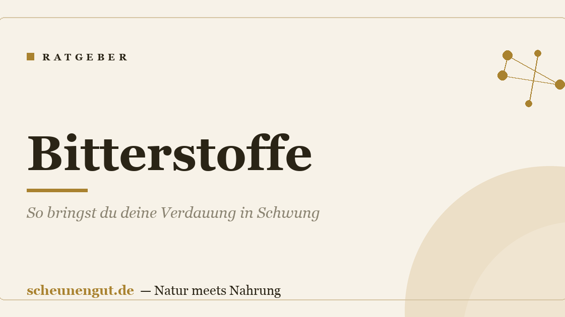 Bitterstoffe: So bringst du deine Verdauung in Schwung