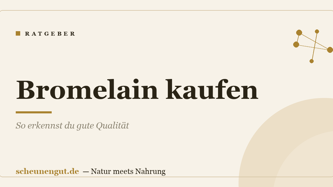 Bromelain kaufen: So erkennst du gute Qualität