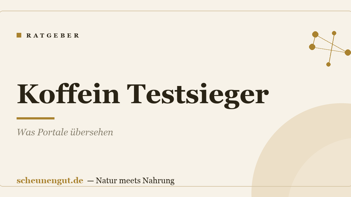 Koffein Testsieger: Was Portale übersehen