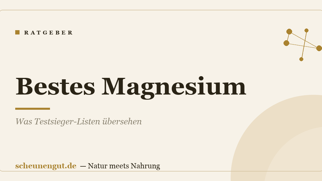 Bestes Magnesium: Was Testsieger-Listen übersehen