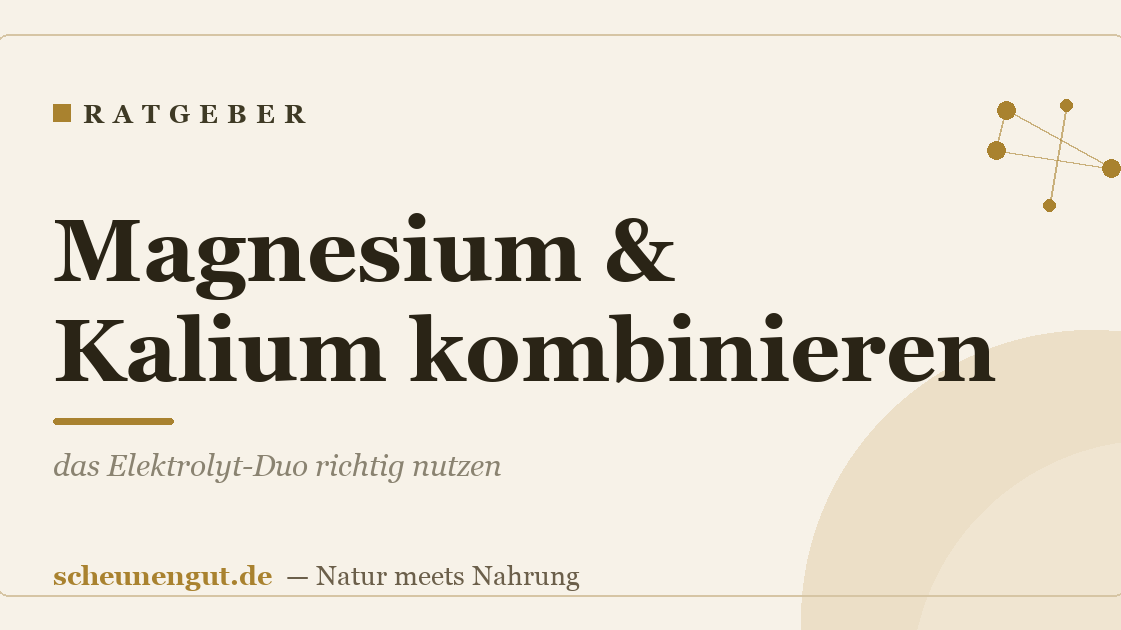 Magnesium & Kalium kombinieren: das Elektrolyt-Duo richtig nutzen